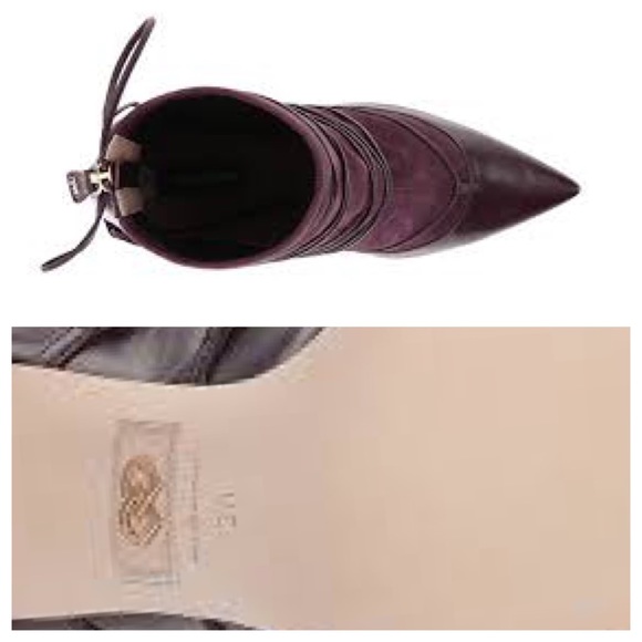 🎉HP🎉 Dsquared2 Bordeaux Nappa Stretch Ankle Boot - Picture 8 of 8